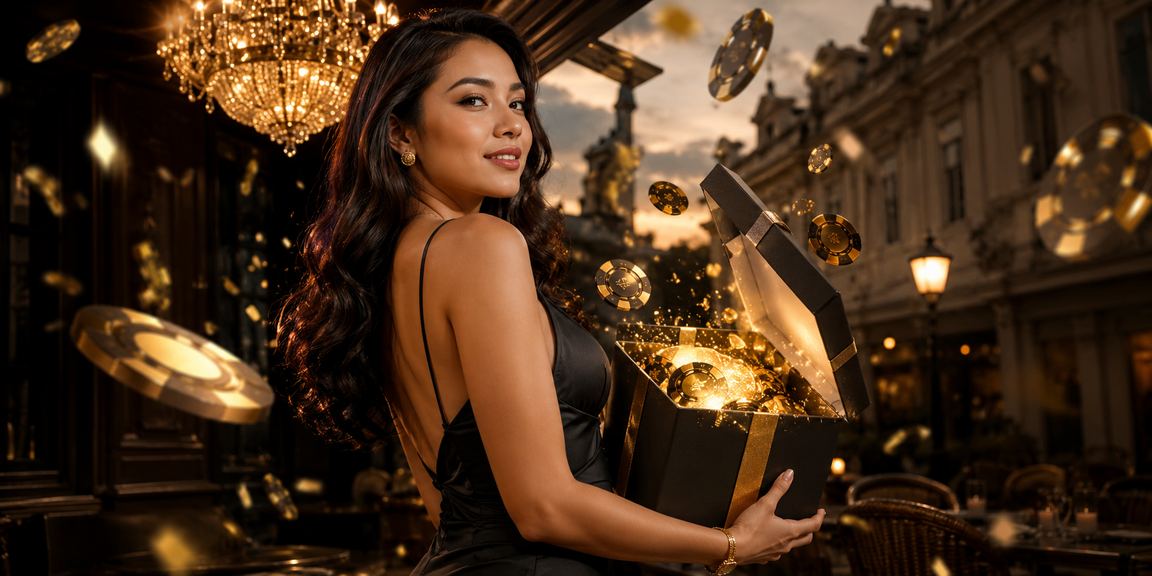 Suasana santai menikmati permainan kasino dan kopi di lounge premium